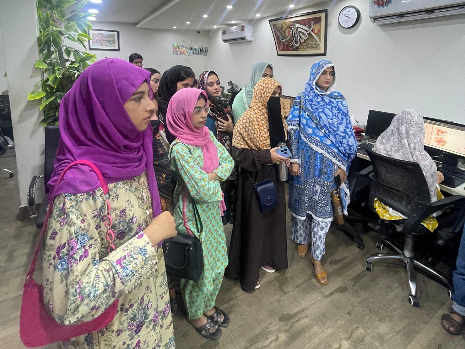 Department of Art & Design, visited Rashid Textile Mills, Faisalabad