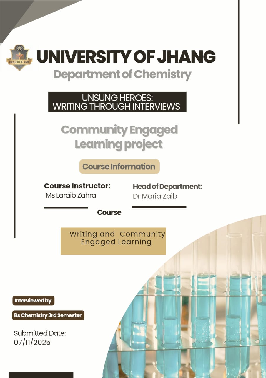 Community Engaged Learning Project