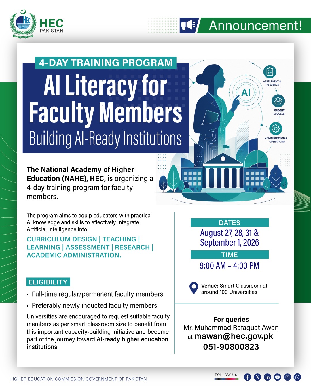 AI literacy for Faculty Members